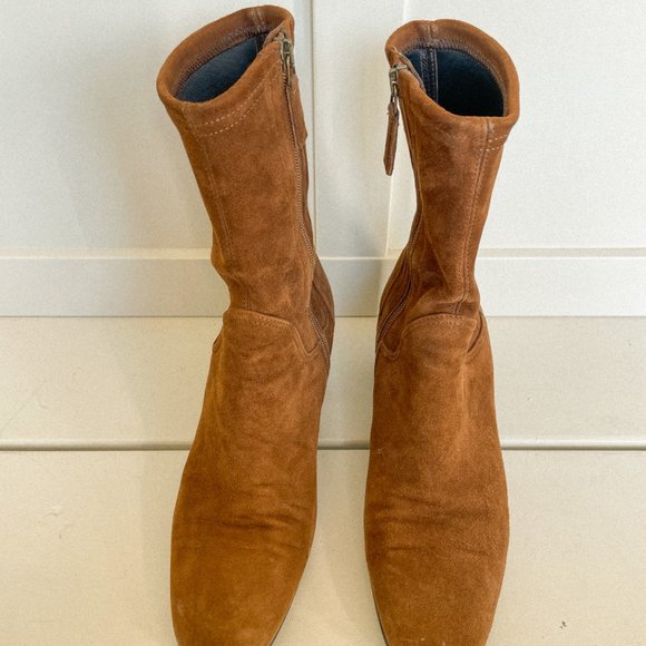 Aquatalia Suede Sock Boots - Picture 4 of 4